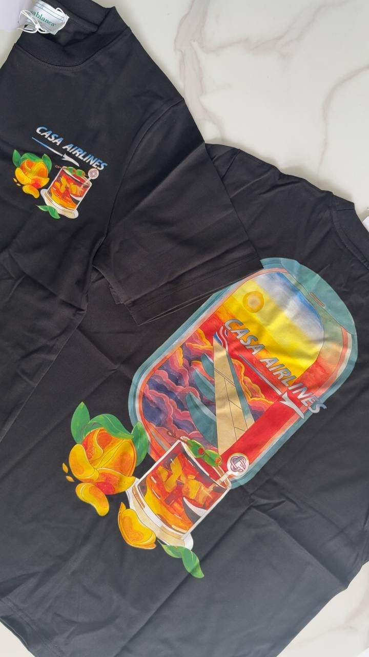 T-shirt Casablanca Noir