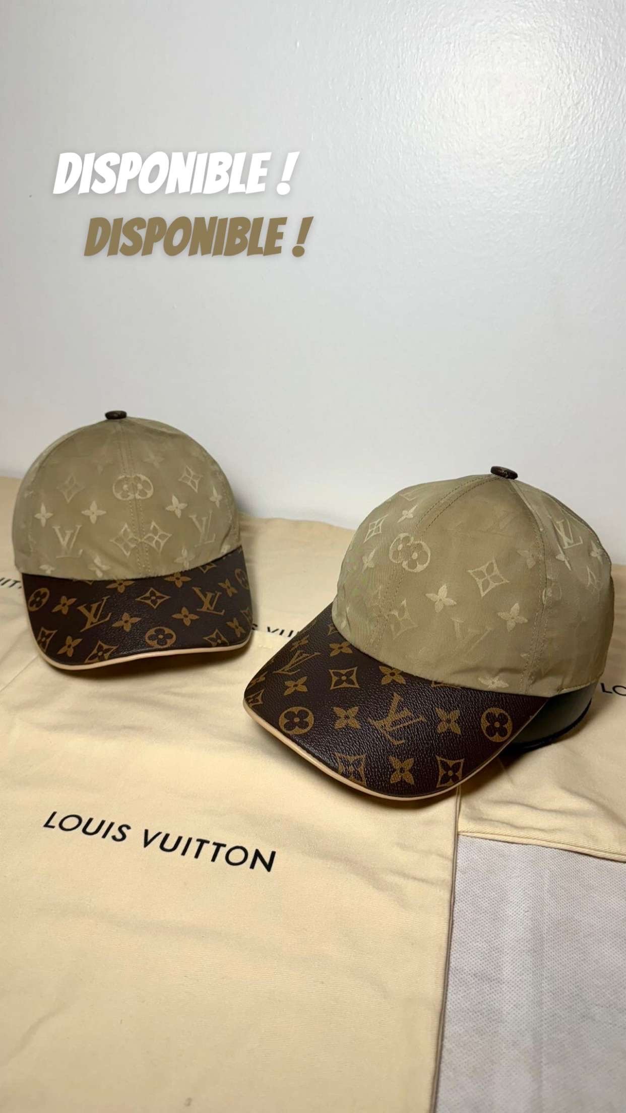 Casquette Louis Vuitton Beige - Image 2